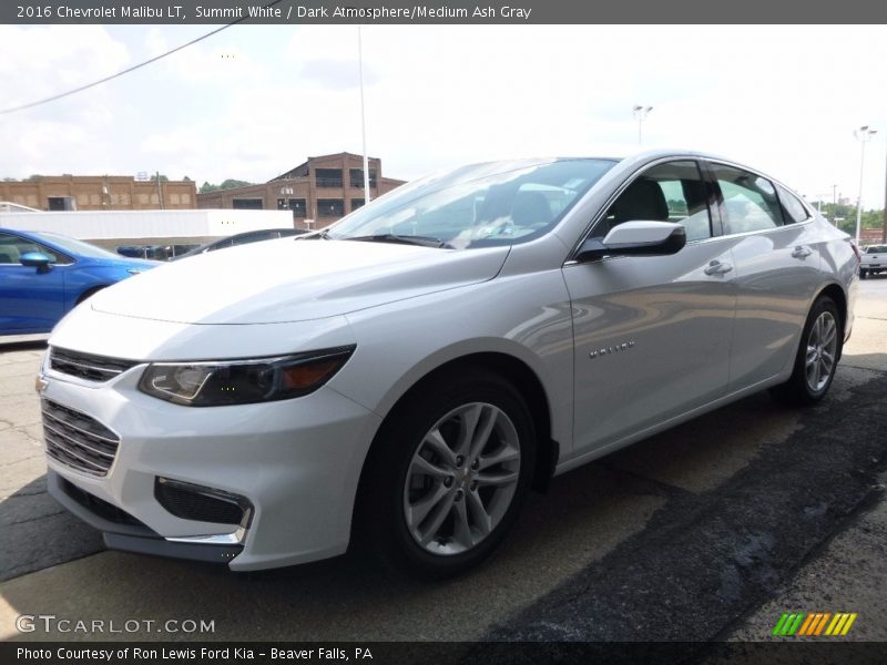 Summit White / Dark Atmosphere/Medium Ash Gray 2016 Chevrolet Malibu LT