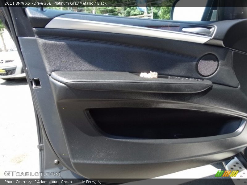 Platinum Gray Metallic / Black 2011 BMW X5 xDrive 35i