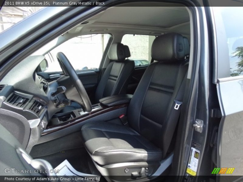Platinum Gray Metallic / Black 2011 BMW X5 xDrive 35i