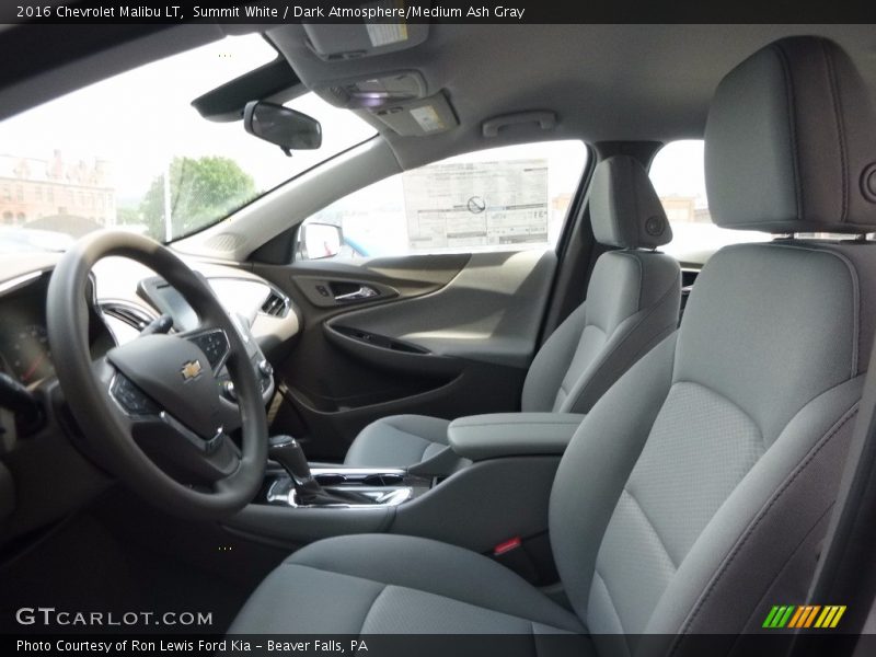 Summit White / Dark Atmosphere/Medium Ash Gray 2016 Chevrolet Malibu LT