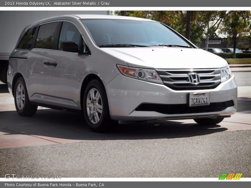 Alabaster Silver Metallic / Gray 2013 Honda Odyssey LX