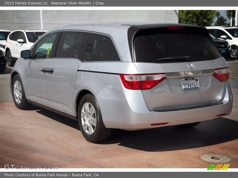 Alabaster Silver Metallic / Gray 2013 Honda Odyssey LX