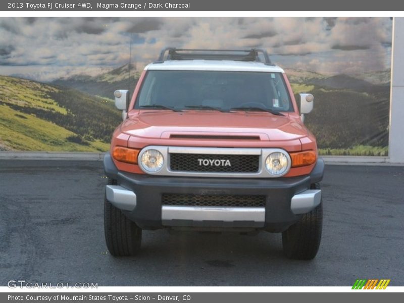 Magma Orange / Dark Charcoal 2013 Toyota FJ Cruiser 4WD