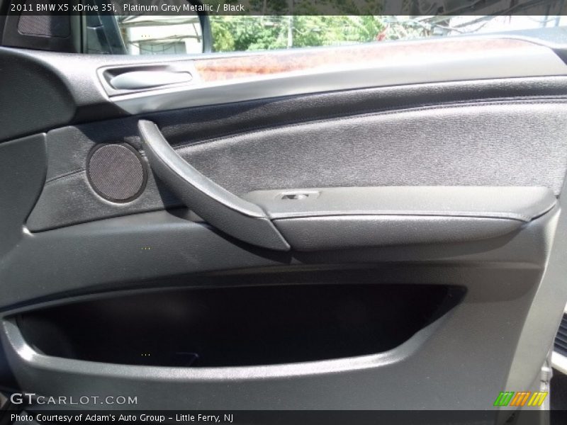 Platinum Gray Metallic / Black 2011 BMW X5 xDrive 35i