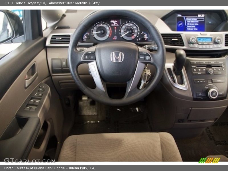 Alabaster Silver Metallic / Gray 2013 Honda Odyssey LX