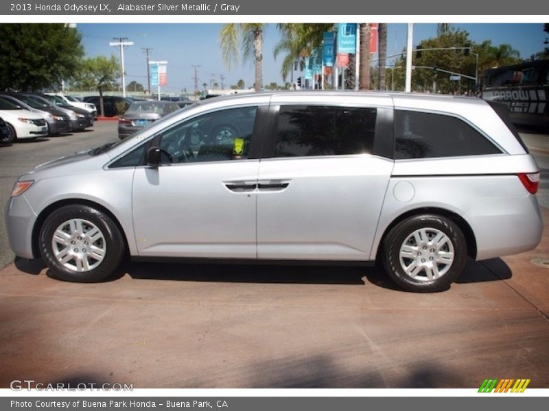 Alabaster Silver Metallic / Gray 2013 Honda Odyssey LX