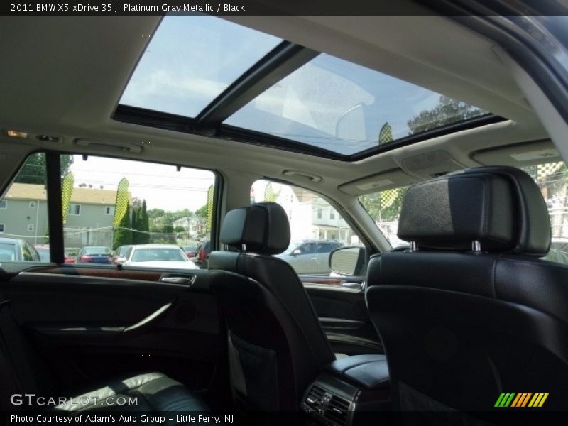 Platinum Gray Metallic / Black 2011 BMW X5 xDrive 35i