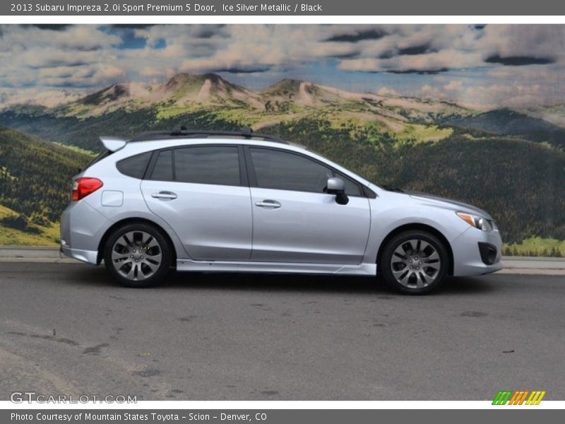 Ice Silver Metallic / Black 2013 Subaru Impreza 2.0i Sport Premium 5 Door