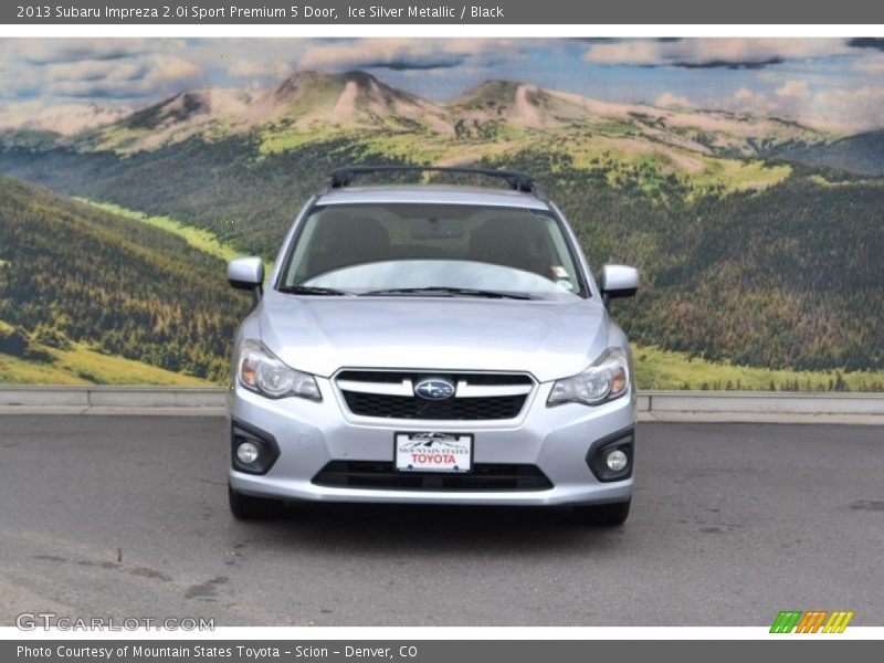 Ice Silver Metallic / Black 2013 Subaru Impreza 2.0i Sport Premium 5 Door