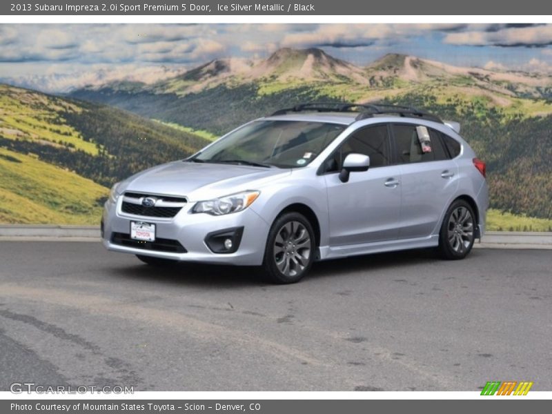 Ice Silver Metallic / Black 2013 Subaru Impreza 2.0i Sport Premium 5 Door