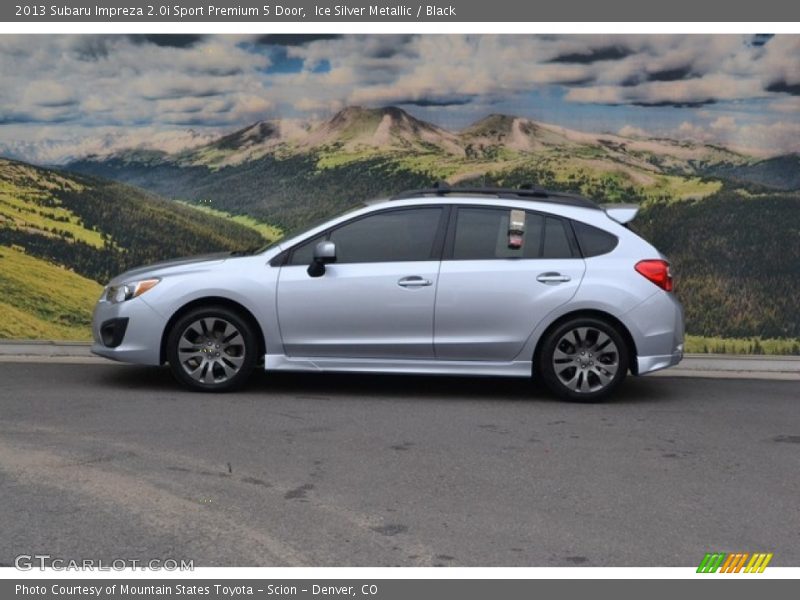 Ice Silver Metallic / Black 2013 Subaru Impreza 2.0i Sport Premium 5 Door