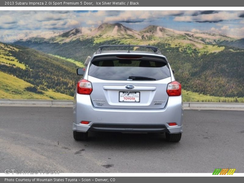 Ice Silver Metallic / Black 2013 Subaru Impreza 2.0i Sport Premium 5 Door