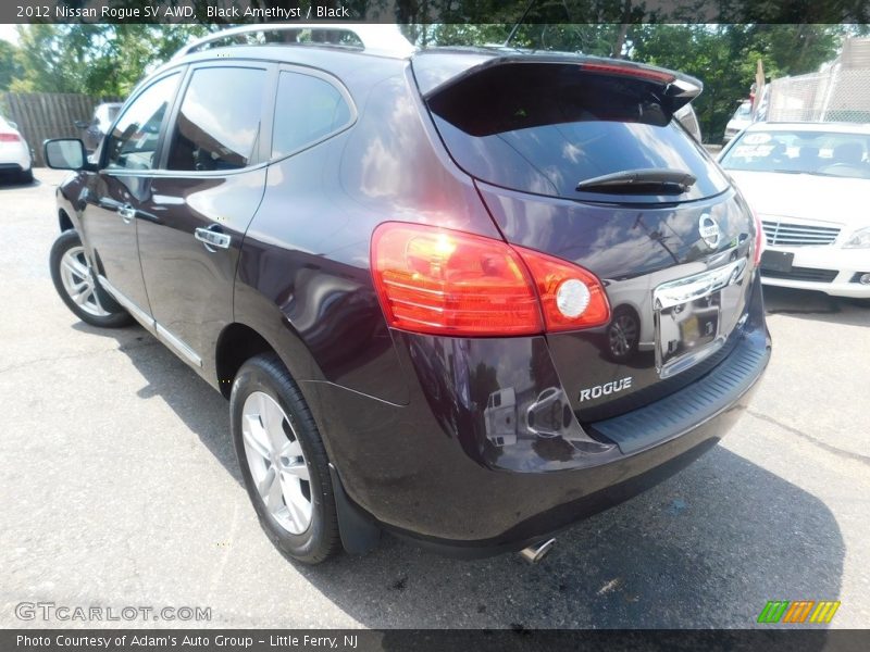 Black Amethyst / Black 2012 Nissan Rogue SV AWD