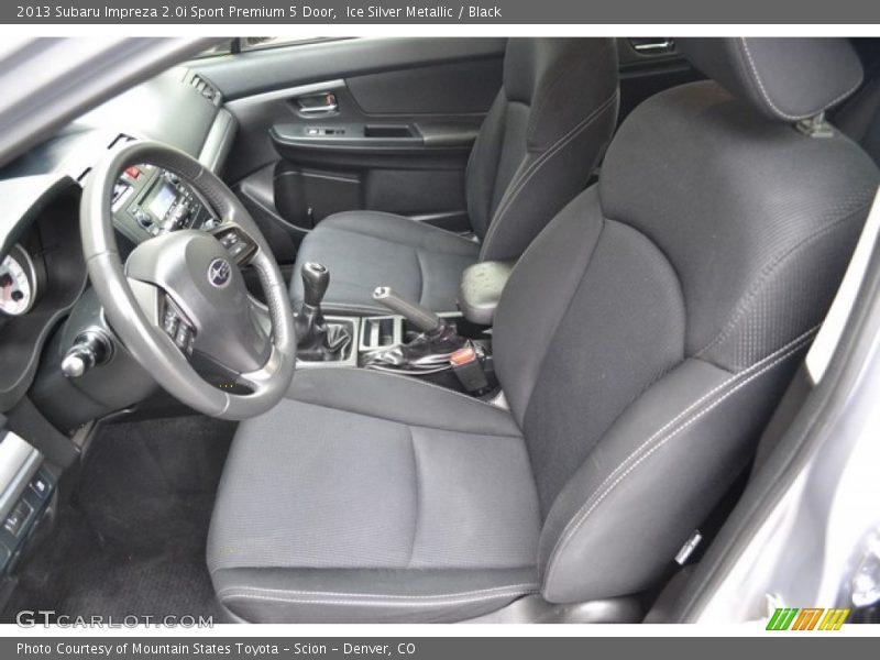 Ice Silver Metallic / Black 2013 Subaru Impreza 2.0i Sport Premium 5 Door