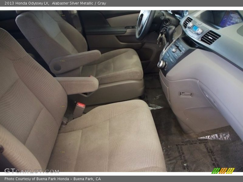 Alabaster Silver Metallic / Gray 2013 Honda Odyssey LX