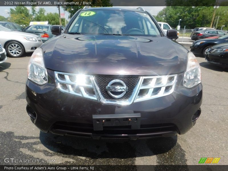 Black Amethyst / Black 2012 Nissan Rogue SV AWD