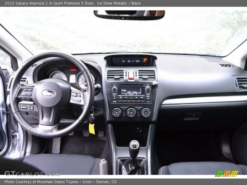 Ice Silver Metallic / Black 2013 Subaru Impreza 2.0i Sport Premium 5 Door