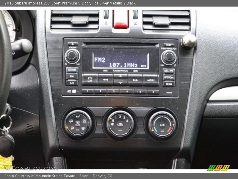 Ice Silver Metallic / Black 2013 Subaru Impreza 2.0i Sport Premium 5 Door