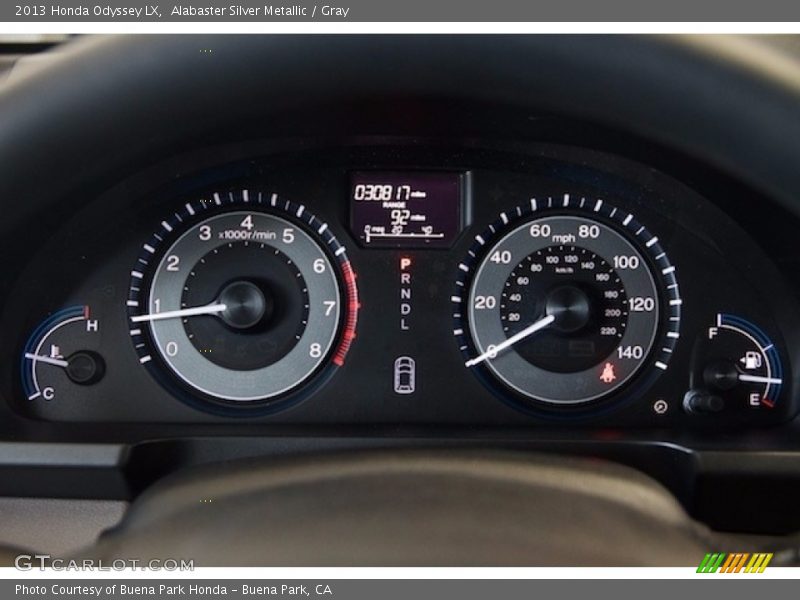 Alabaster Silver Metallic / Gray 2013 Honda Odyssey LX