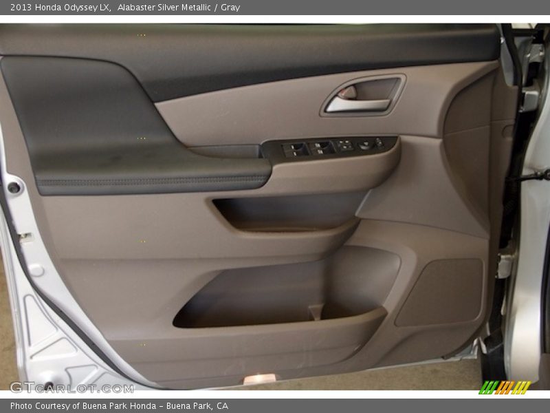 Alabaster Silver Metallic / Gray 2013 Honda Odyssey LX