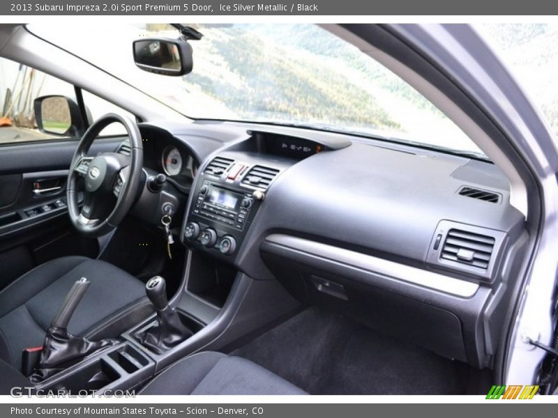 Ice Silver Metallic / Black 2013 Subaru Impreza 2.0i Sport Premium 5 Door