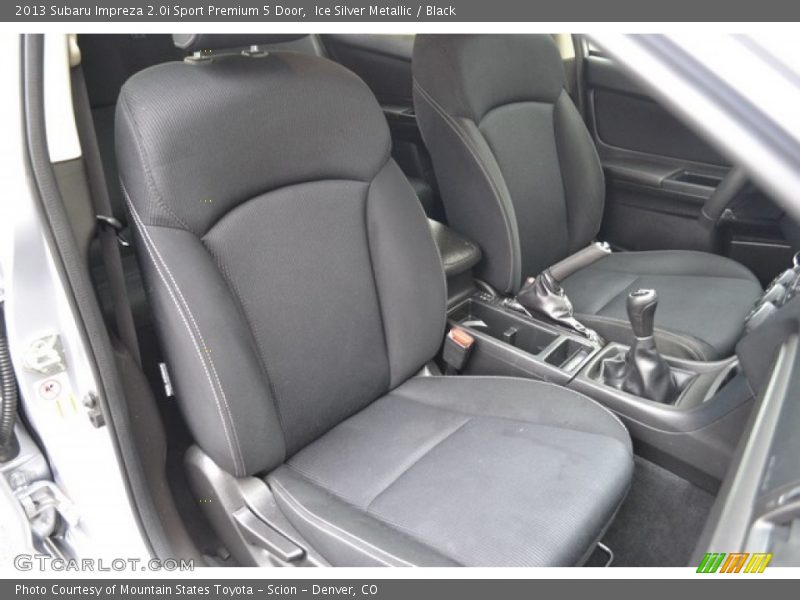 Ice Silver Metallic / Black 2013 Subaru Impreza 2.0i Sport Premium 5 Door