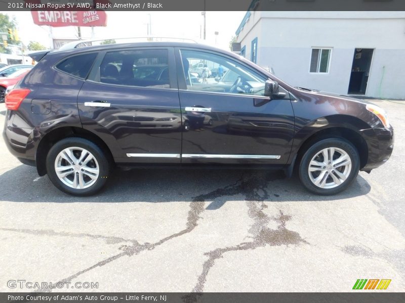 Black Amethyst / Black 2012 Nissan Rogue SV AWD