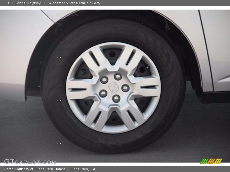 Alabaster Silver Metallic / Gray 2013 Honda Odyssey LX