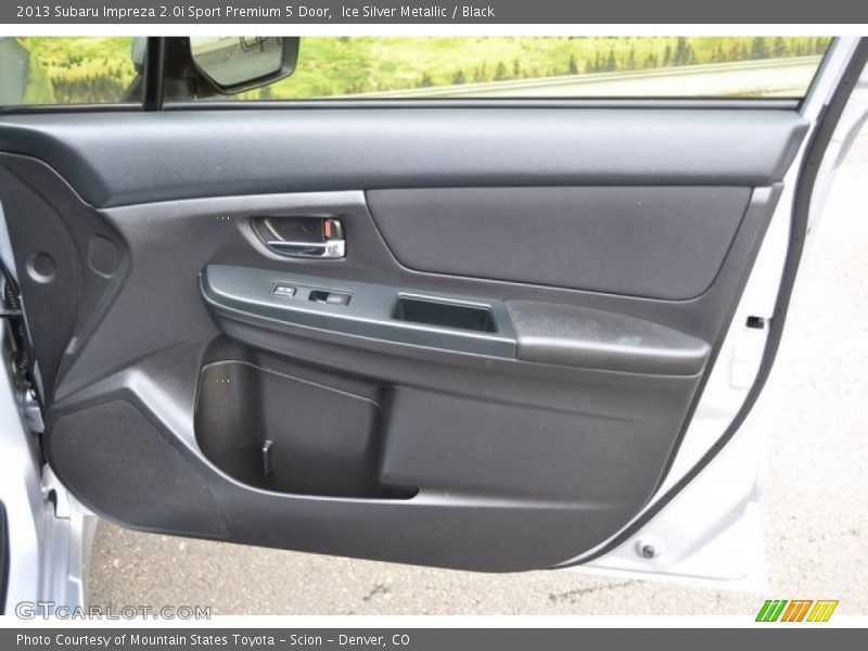 Ice Silver Metallic / Black 2013 Subaru Impreza 2.0i Sport Premium 5 Door