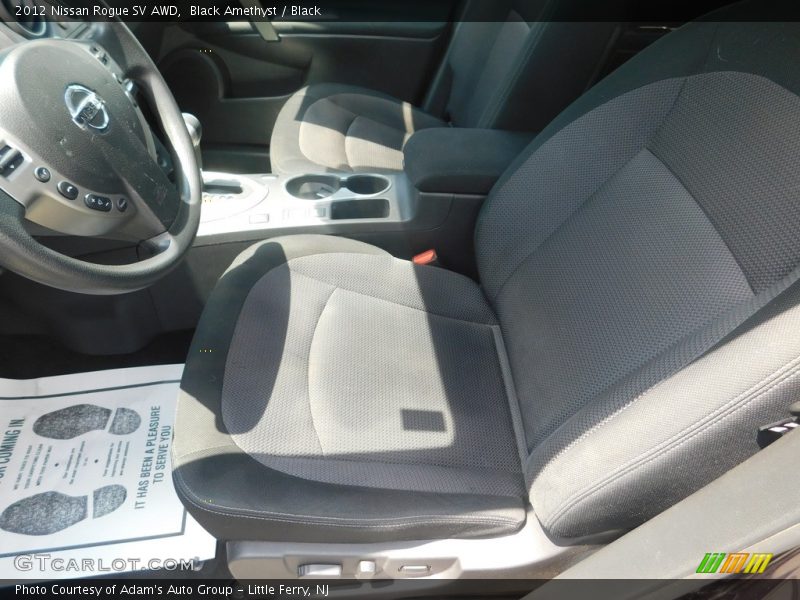 Black Amethyst / Black 2012 Nissan Rogue SV AWD