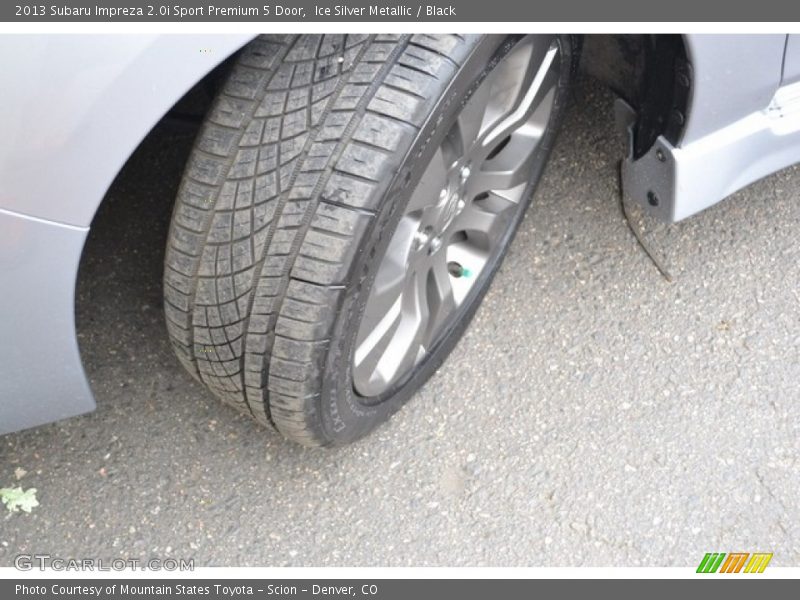 Ice Silver Metallic / Black 2013 Subaru Impreza 2.0i Sport Premium 5 Door
