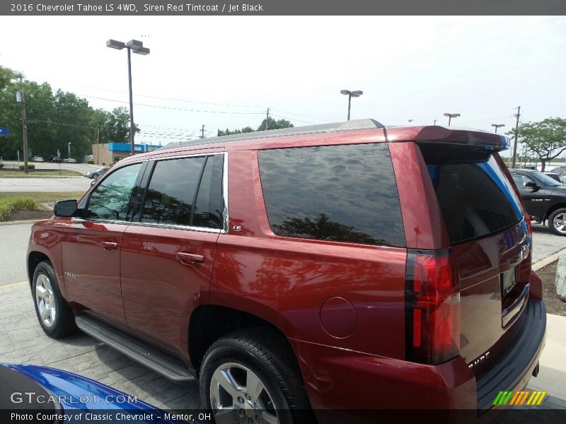Siren Red Tintcoat / Jet Black 2016 Chevrolet Tahoe LS 4WD
