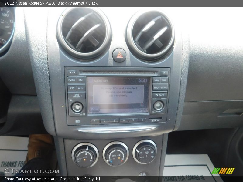 Black Amethyst / Black 2012 Nissan Rogue SV AWD