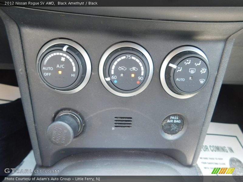 Black Amethyst / Black 2012 Nissan Rogue SV AWD