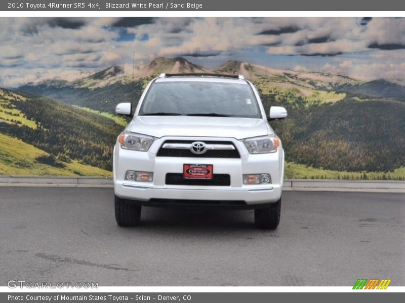 Blizzard White Pearl / Sand Beige 2010 Toyota 4Runner SR5 4x4