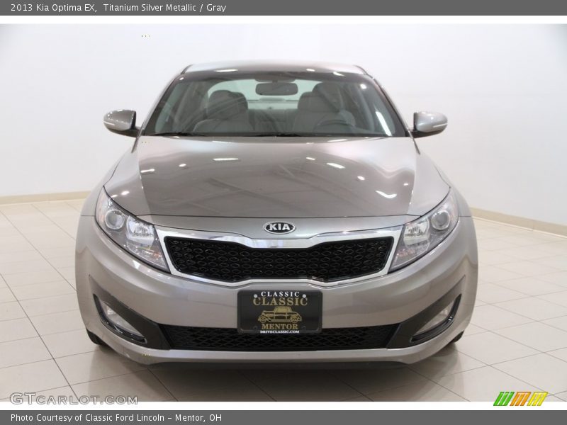 Titanium Silver Metallic / Gray 2013 Kia Optima EX