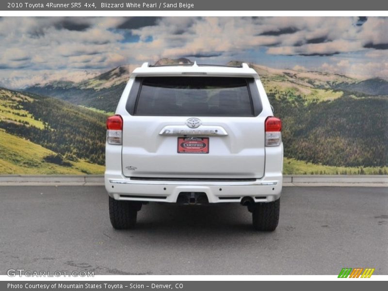 Blizzard White Pearl / Sand Beige 2010 Toyota 4Runner SR5 4x4