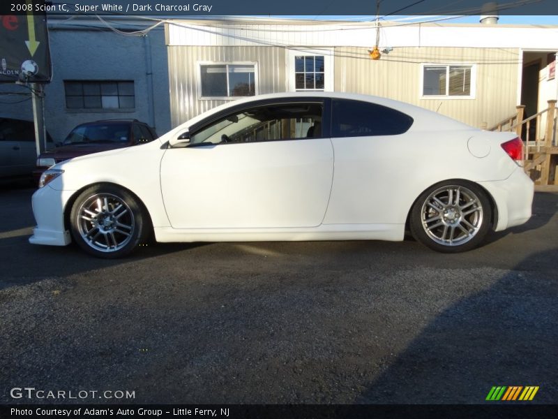 Super White / Dark Charcoal Gray 2008 Scion tC