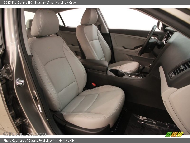 Titanium Silver Metallic / Gray 2013 Kia Optima EX