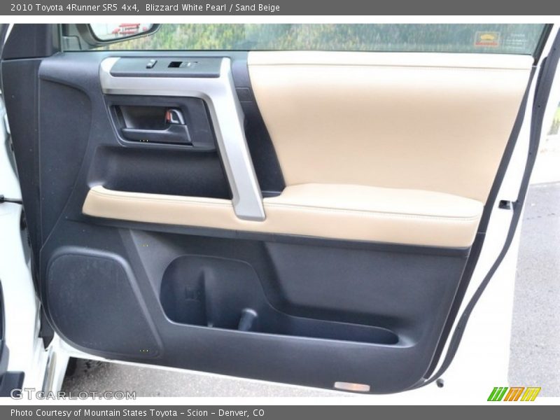 Blizzard White Pearl / Sand Beige 2010 Toyota 4Runner SR5 4x4