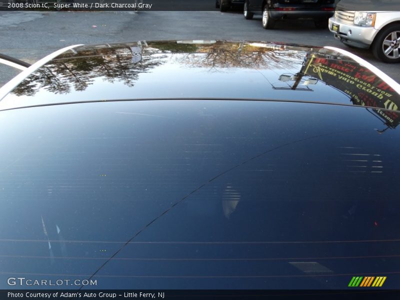 Super White / Dark Charcoal Gray 2008 Scion tC