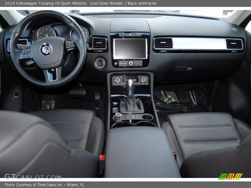 Cool Silver Metallic / Black Anthracite 2014 Volkswagen Touareg V6 Sport 4Motion