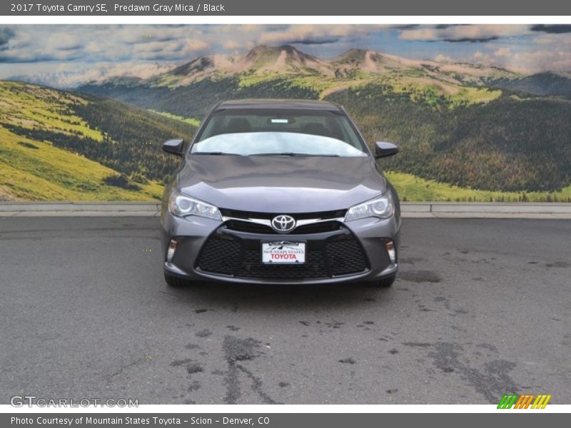 Predawn Gray Mica / Black 2017 Toyota Camry SE