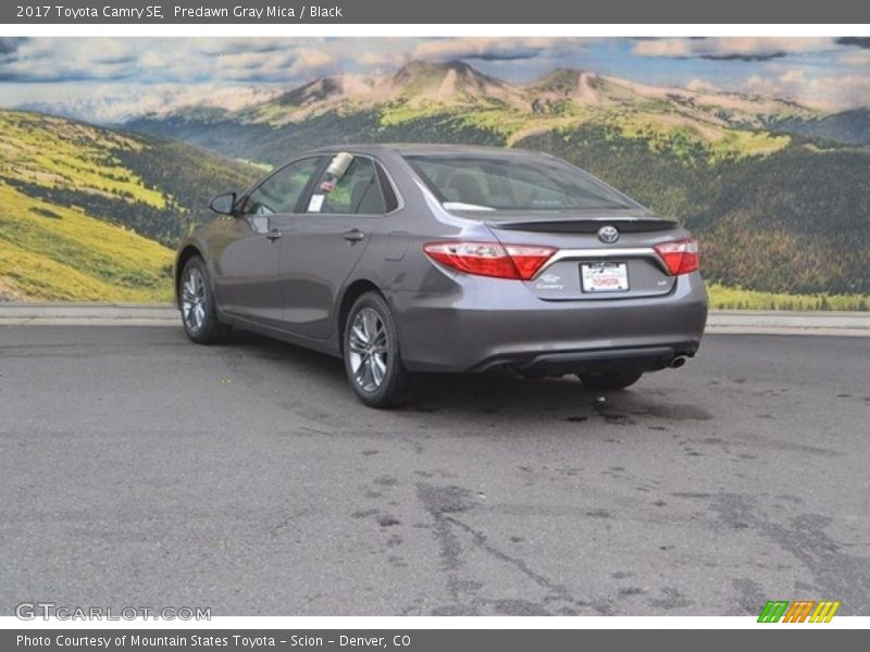 Predawn Gray Mica / Black 2017 Toyota Camry SE