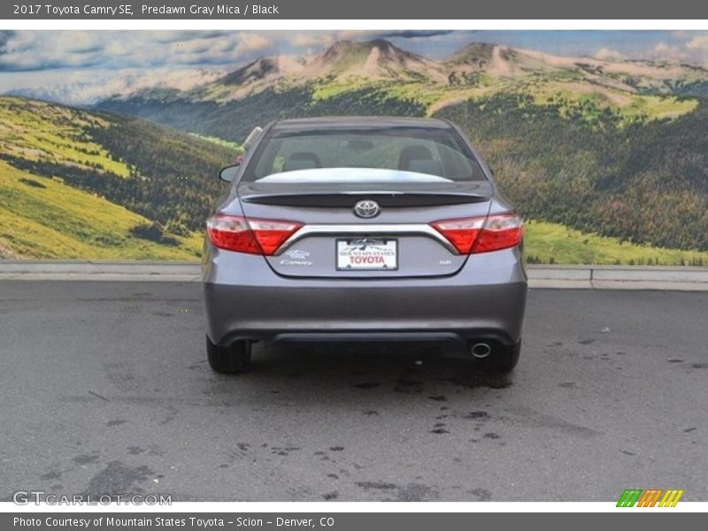 Predawn Gray Mica / Black 2017 Toyota Camry SE
