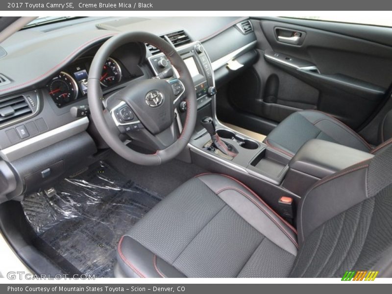  2017 Camry SE Black Interior