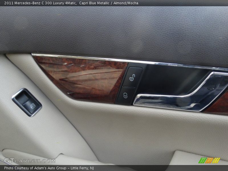 Capri Blue Metallic / Almond/Mocha 2011 Mercedes-Benz C 300 Luxury 4Matic