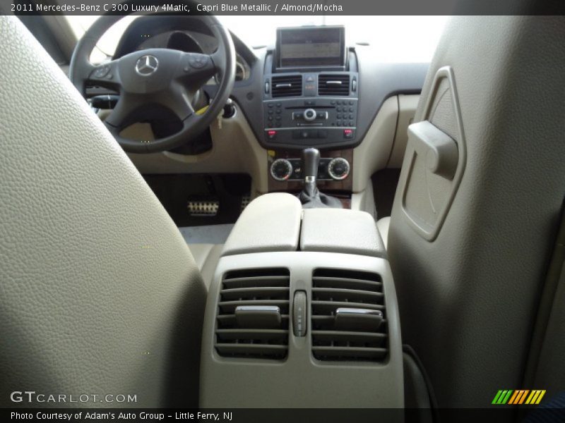 Capri Blue Metallic / Almond/Mocha 2011 Mercedes-Benz C 300 Luxury 4Matic