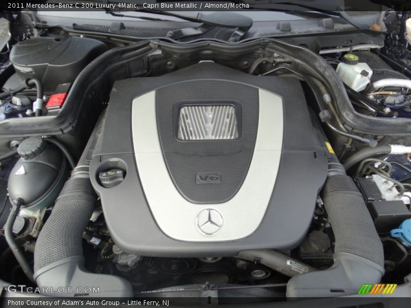 Capri Blue Metallic / Almond/Mocha 2011 Mercedes-Benz C 300 Luxury 4Matic