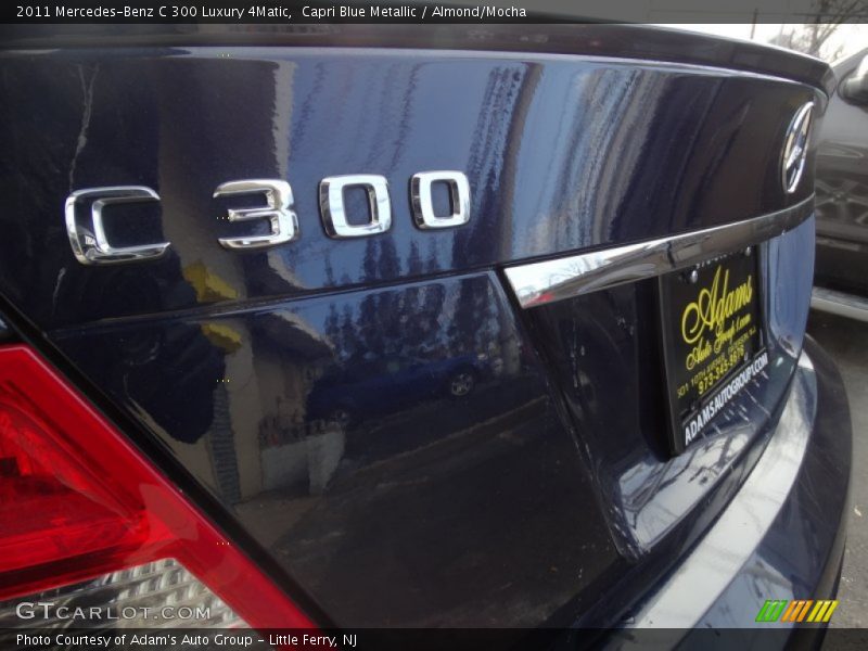Capri Blue Metallic / Almond/Mocha 2011 Mercedes-Benz C 300 Luxury 4Matic